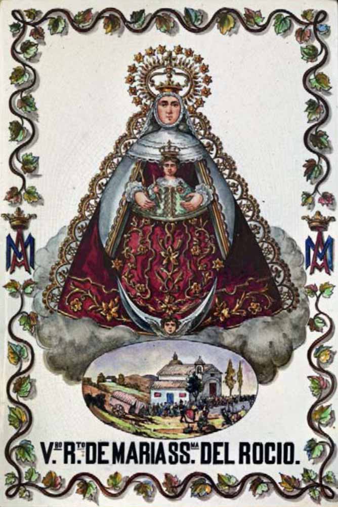 Azulejo Virgen del Rocío