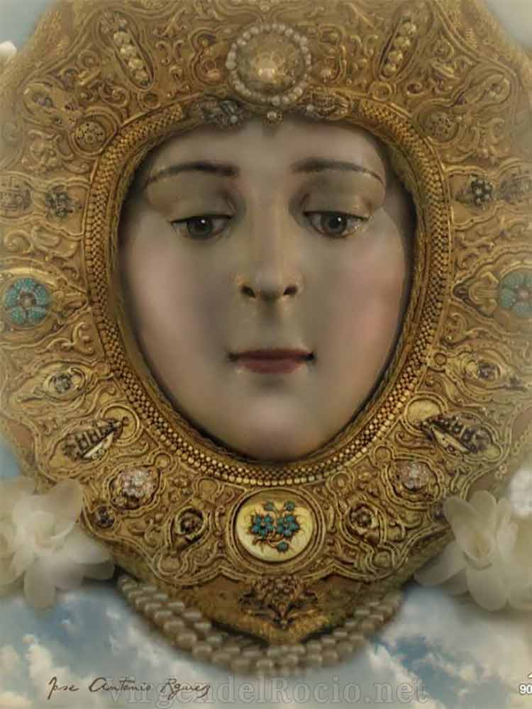 Cara Virgen del Rocío