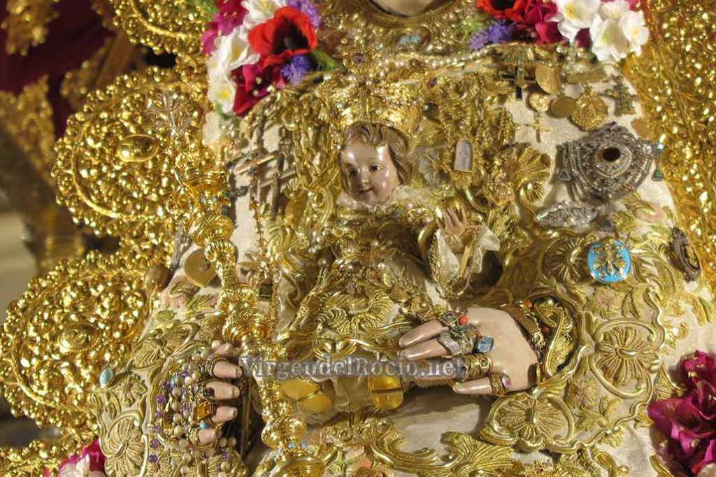 Cetro Virgen del Rocío de las azucenas