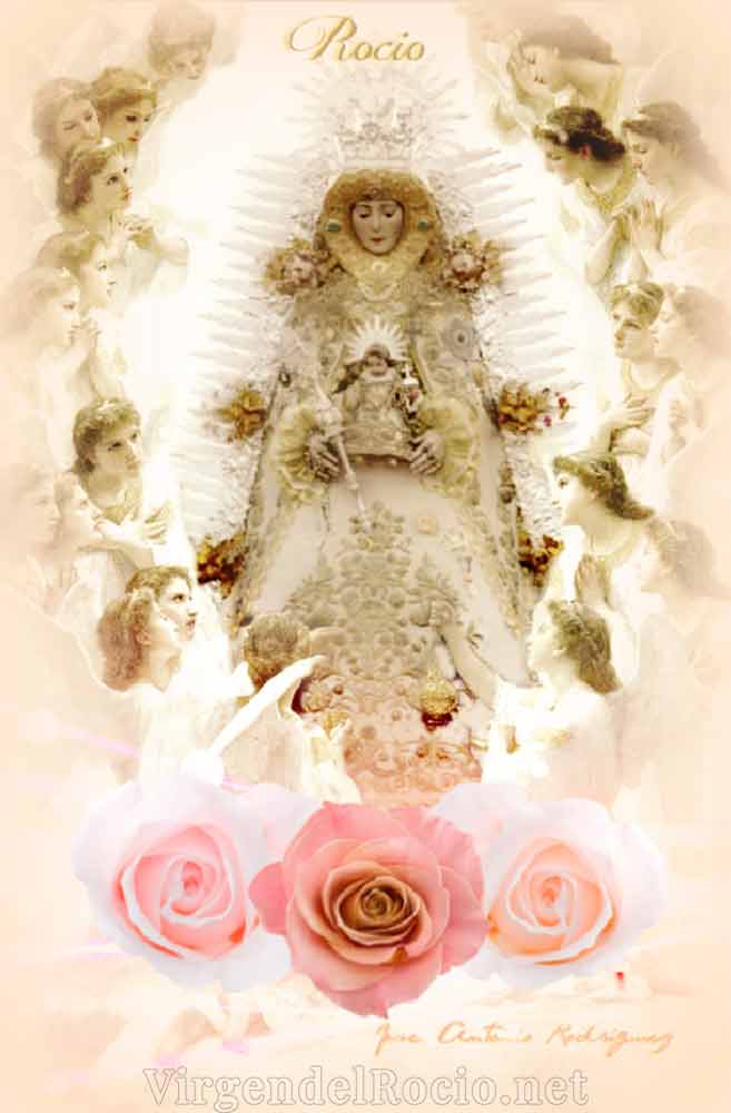 Virgen del Rocío estampa