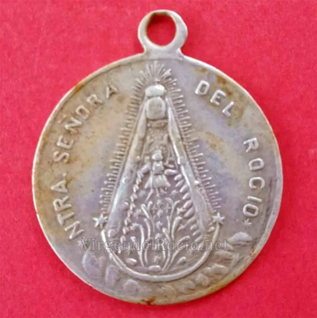 Medalla Hermandad Virgen del Rocío antigua