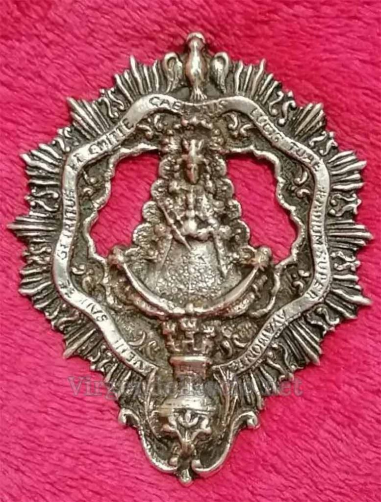 Medalla Hermandad Virgen del Rocío antigua rayos