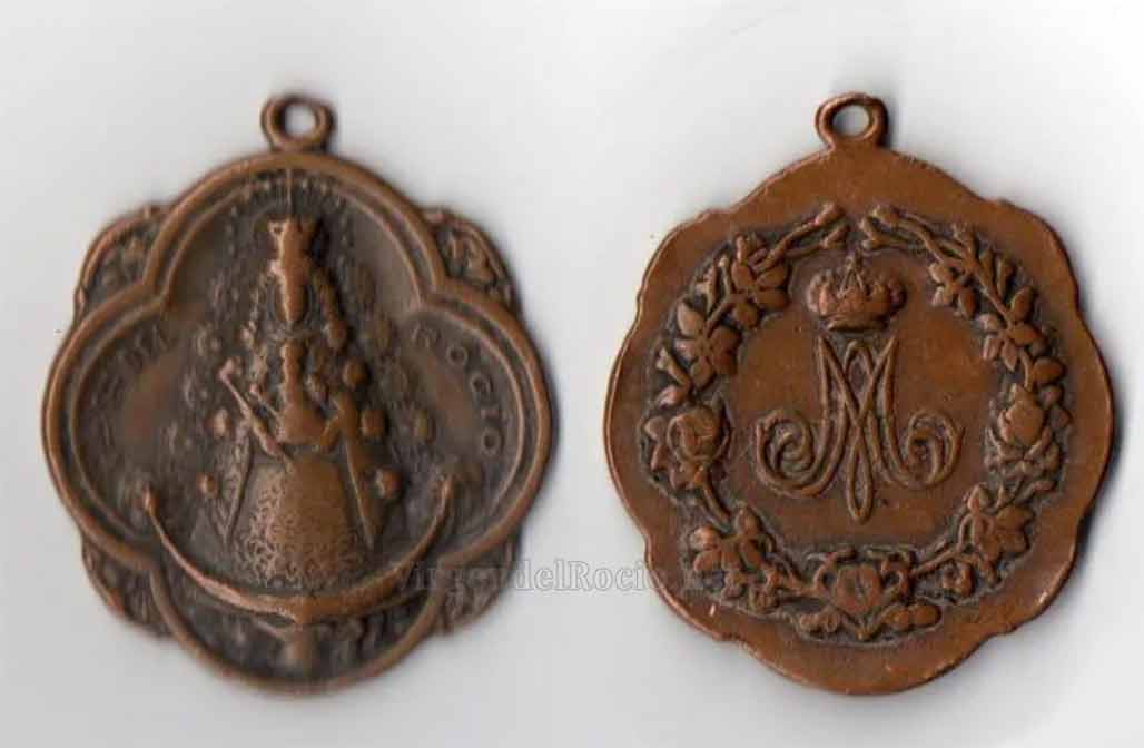 Medallas antiguas Virgen Rocío