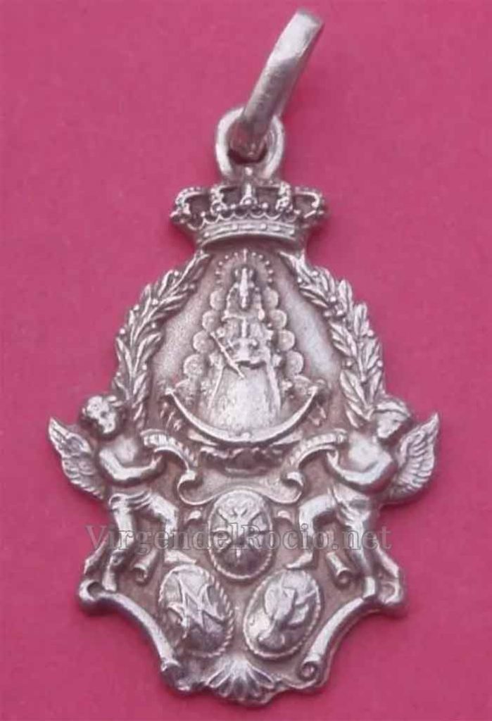 Medalla Hermandad Virgen del Rocío antigua