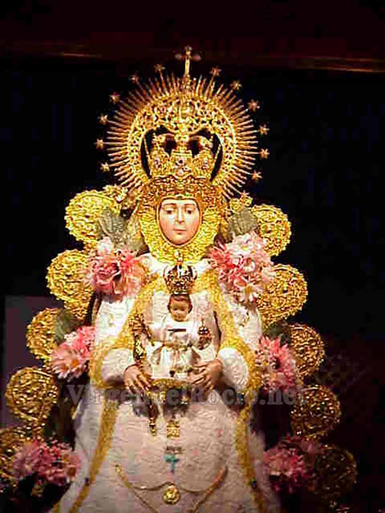 Virgen del Rocío pintura