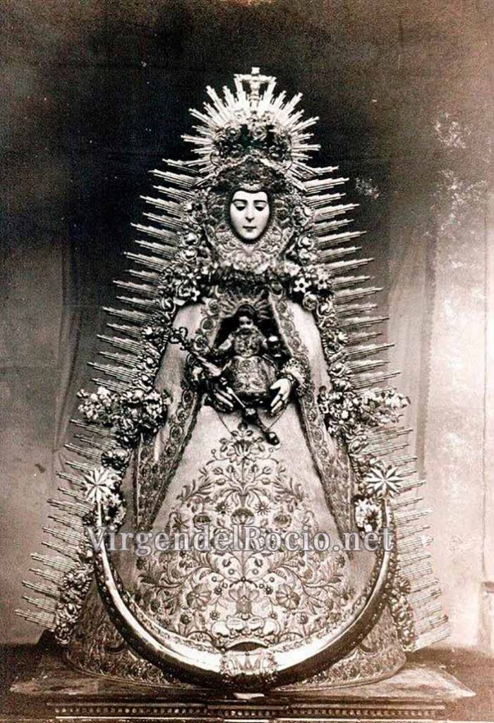 Fotografía Virgen del Rocío antigua