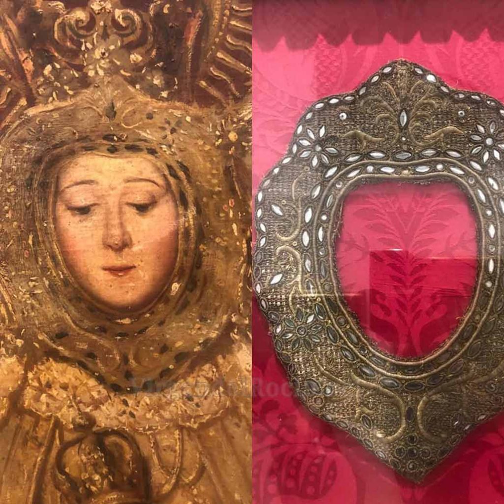 Antiguo rostrillo Virgen del Rocío