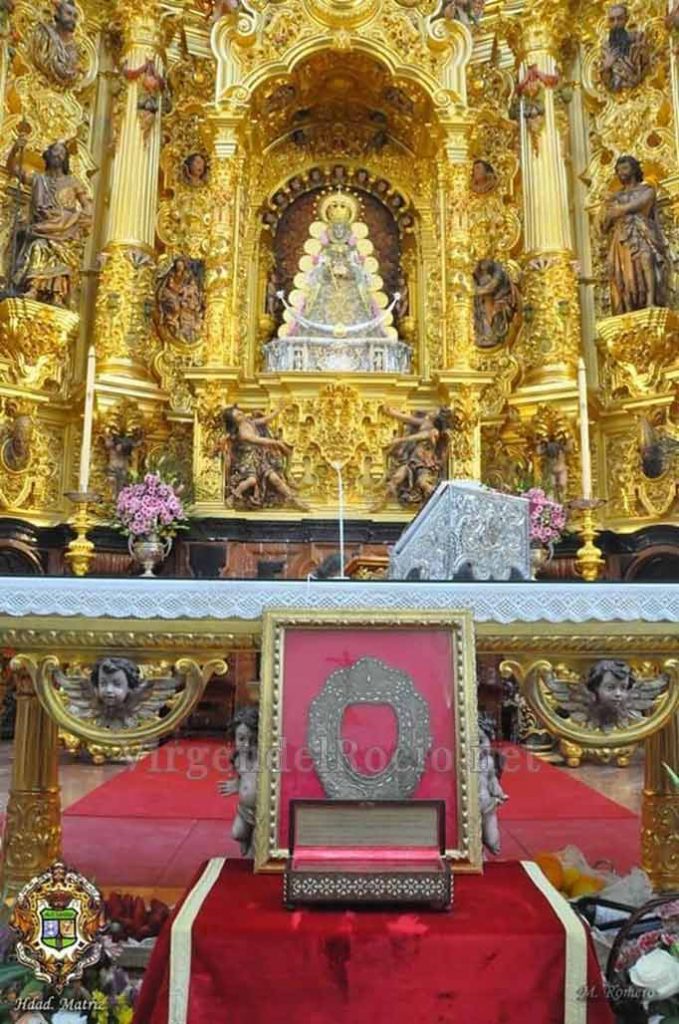 Rostrillo Virgen del Rocío antiguo