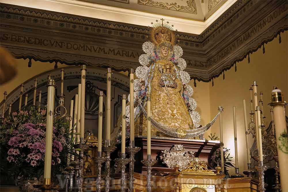 Rafagas plata Virgen del Rocío